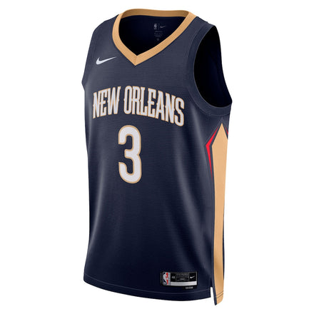 Jordan Poole New Orleans Pelicans Nike Unisex Swingman Jersey - Navy - Icon Edition