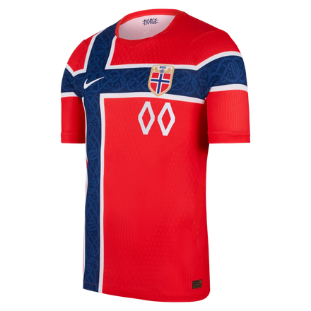 Norway National Team Nike 2026 Home Match Authentic Custom Jersey - Red