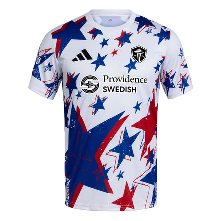 Seattle Sounders FC adidas 2026 Americana Pre-Match Jersey - White