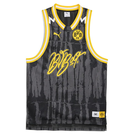 Borussia Dortmund Puma 2025 FIFA Club World Cup dryCELL Basketball Jersey - Black