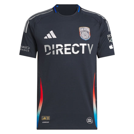 San Diego FC adidas 2025 State of Flow On-Field Authentic Custom Jersey - Navy