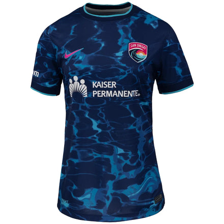San Diego Wave FC Nike Women's 2025 The Altamar Kit Stadium Replica Jersey - Navy