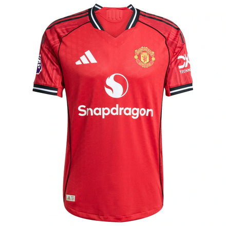 Manchester United adidas Home 2025/26 Custom Authentic Jersey - Red