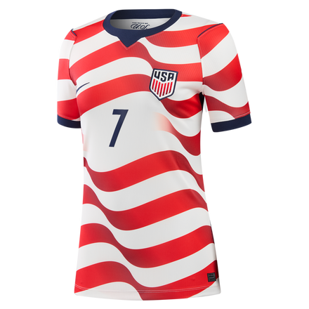 Giovanni Reyna USMNT Nike Women's 2026 Home Stadium Replica Jersey - White