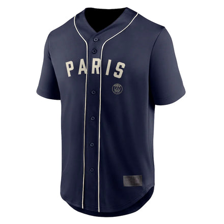 Paris Saint-Germain Fanatics Oversized Baseball Jersey - Navy