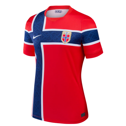 Norway National Team Nike Women's 2026 Home Stadium Replica Jersey - Red