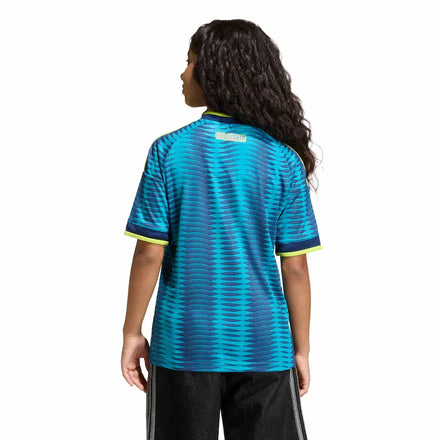 Colombia National Team adidas Youth 2026 Away Replica Jersey - Turquoise