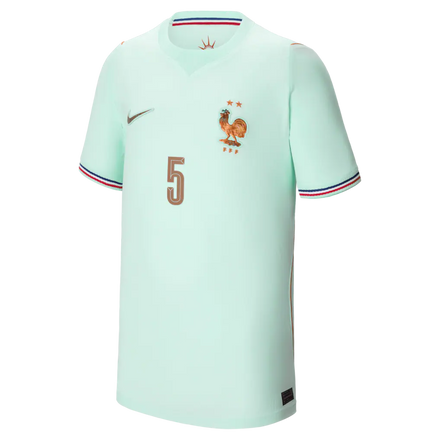 Jules Koundé France National Team Nike Youth 2026 Away Stadium Replica Jersey - Green