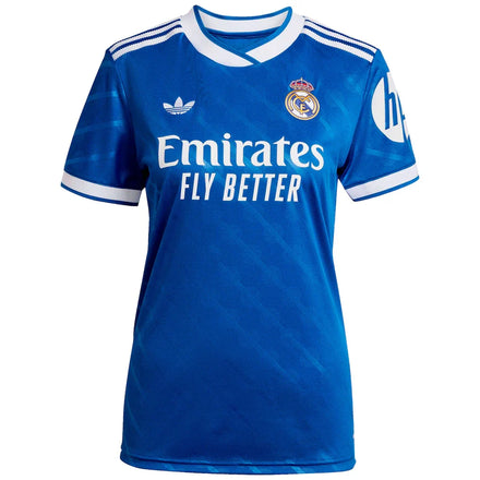 Kylian Mbappé Real Madrid adidas Women's 2025/26 Third Replica Player Jersey - Blue