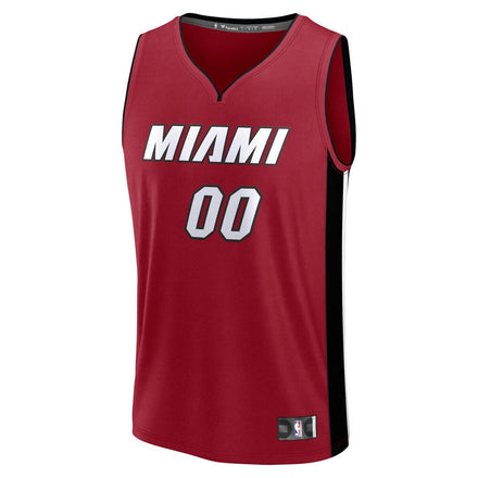 Miami Heat Fanatics Fast Break Custom Jersey - Icon Edition - Red