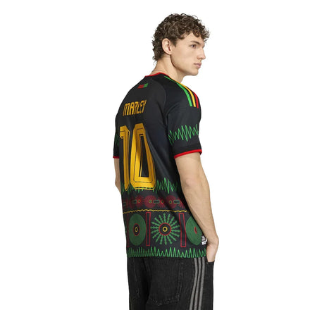 Bob Marley Jamaica National Team adidas 2026 Away Replica Jersey - Black