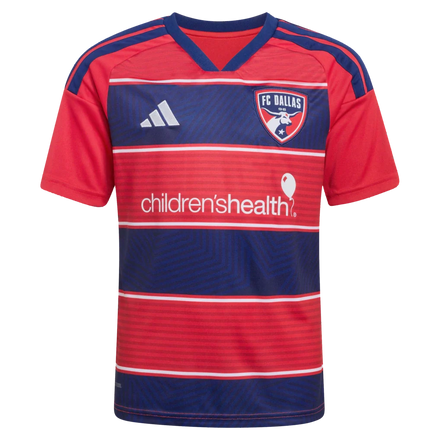 Logan Farrington FC Dallas adidas Youth 2026 DNA Kit Replica Jersey - Red