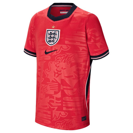 England National Team Nike Youth 2026 Away Stadium Replica Jersey - Red