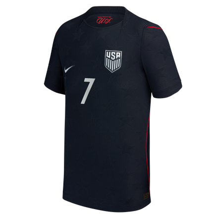 Giovanni Reyna USMNT Nike Youth 2026 Away Match Authentic Jersey - Blue