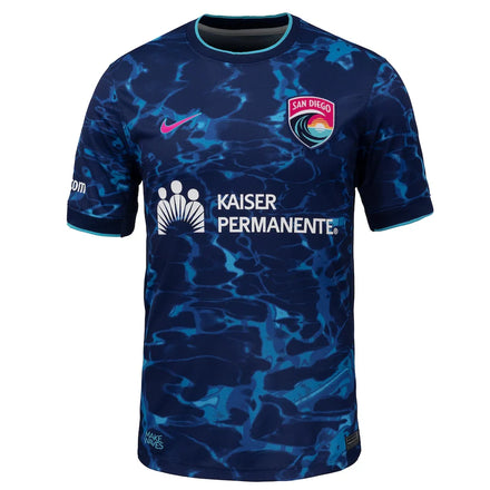 San Diego Wave FC Nike 2025 The Altamar Kit Stadium Replica Jersey - Navy