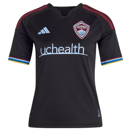 Colorado Rapids adidas Youth 2026 Colorful Colorado Replica Jersey - Black