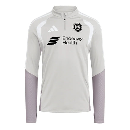 Chicago Fire adidas 2026 Tiro Competition Quarter-Zip Training Top - Silver