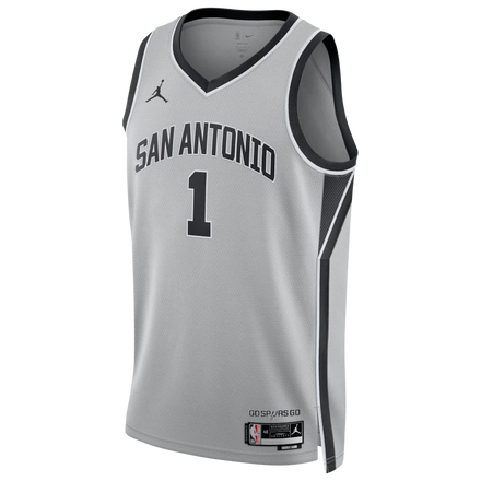 Victor Wembanyama San Antonio Spurs Jordan Brand Unisex Swingman Jersey - Statement Edition - Silver