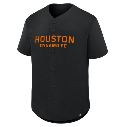 Houston Dynamo FC Fanatics Maximum Intensity Button-Up Jersey - Black