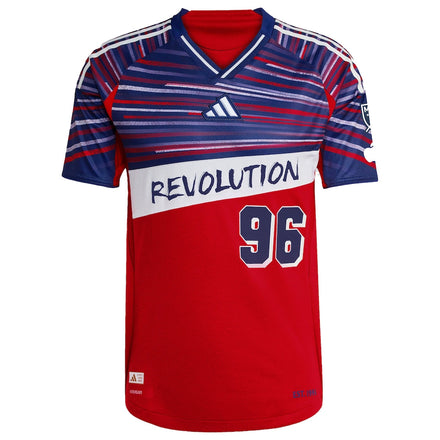 New England Revolution adidas 2025 Third Authentic Custom Jersey - Red