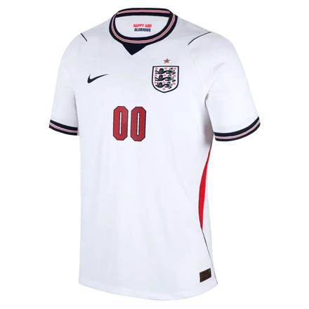England National Team Nike 2026 Home Match Authentic Custom Jersey - White