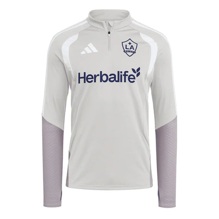 LA Galaxy adidas 2026 Tiro Competition Quarter-Zip Training Top - Silver