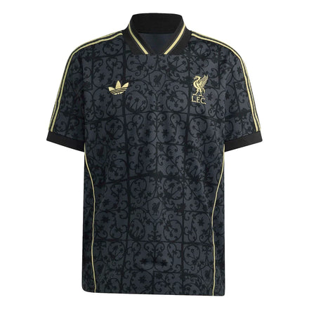 Liverpool adidas Unisex Lifestyler Fashion Jersey - Gray