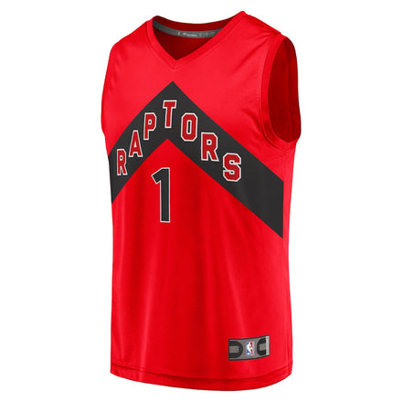Gradey Dick Toronto Raptors Fanatics Fast Break Player Jersey - Icon Edition - Red