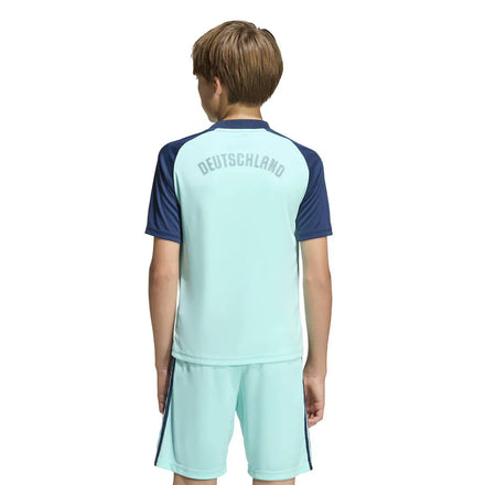 Germany National Team adidas Youth 2026 Pre-Match Top - Turquoise