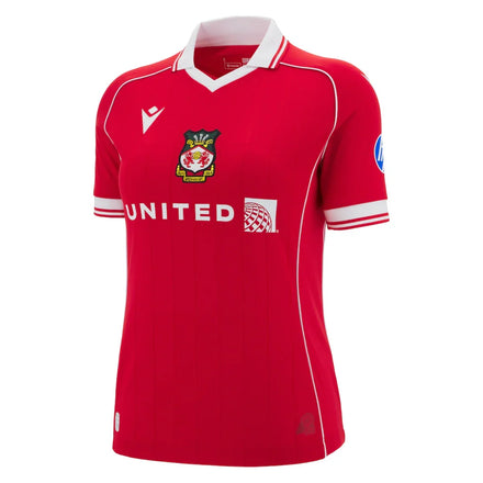 Wrexham Macron Women's 2025/26 Home Replica Jersey - Red