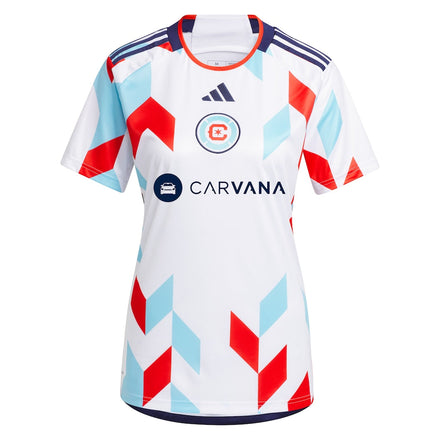 Chicago Fire adidas Women's 2024 A Kit For All Replica Custom Jersey – White