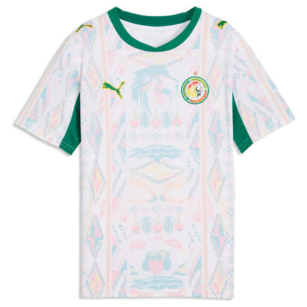 Senegal National Team Puma Youth 2026 Home Replica Jersey - White