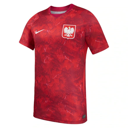 Poland National Team Nike 2026 Away Stadium Replica Jersey - Red