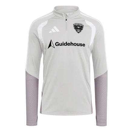 D.C. United adidas 2026 Tiro Competition Quarter-Zip Training Top - Silver