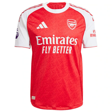 Arsenal adidas 2025/26 Home Authentic Jersey - Red