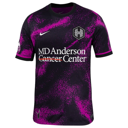 Houston Dash Nike 2025 The Cosmic Storm Kit Stadium Replica Jersey - Black/Purple