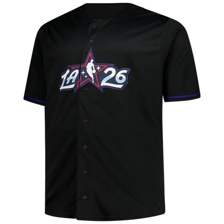 2026 NBA All-Star Game Fanatics Big & Tall Full-Button Jersey - Black