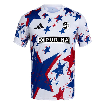 St. Louis CITY SC adidas 2026 Americana Pre-Match Jersey - White