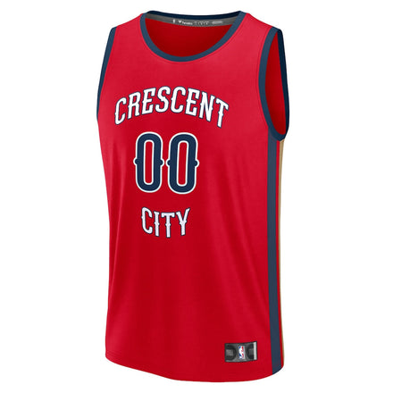New Orleans Pelicans Fanatics Fast Break Custom Jersey - Statement Edition - Red
