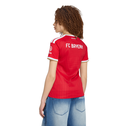 Bayern Munich adidas Women's 2026/27 Home Replica Jersey - Red