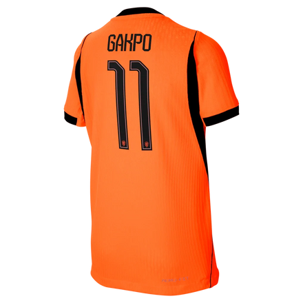 Cody Gakpo Netherlands National Team Nike Youth 2026 Home Match Authentic Jersey - Orange