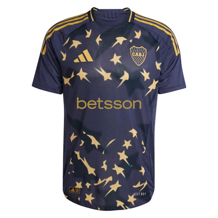 Boca Juniors adidas 2024/25 Third Authentic Jersey - Navy