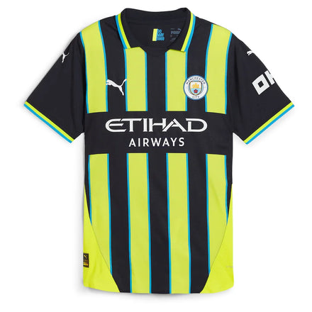 Manchester City Puma 2024/25 Away Authentic Jersey - Black