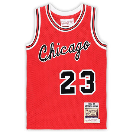 Michael Jordan Chicago Bulls Mitchell & Ness Preschool Hardwood Classics 1984/85 Authentic Swingman Jersey - Red