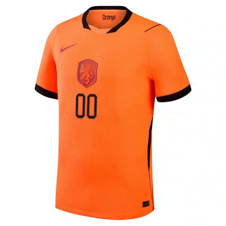 Netherlands National Team Nike 2026 Home Match Authentic Custom Jersey - Orange