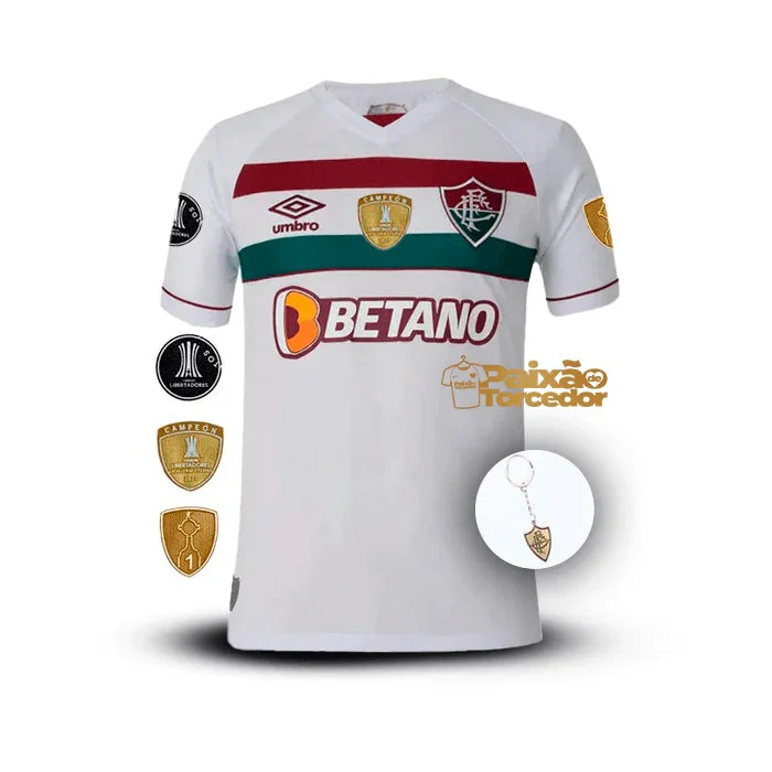 Fluminense Away 2024/25 Patch Libertadores – Fan Version - White