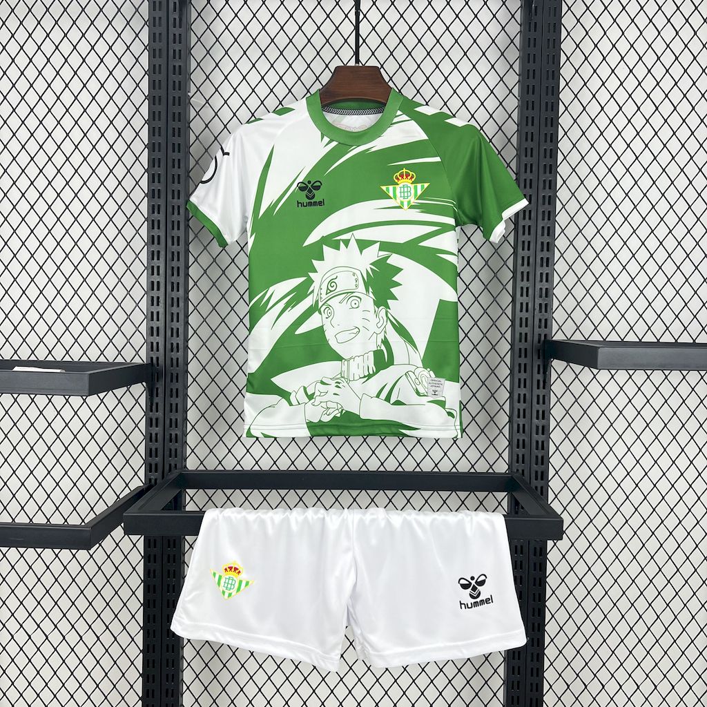Real Betis 2025/26 x Limited-edition Naruto Kids Kit