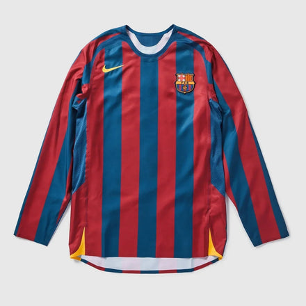 Ronaldinho FC Barcelona 2005/06 Reissue Long Sleeve Jersey