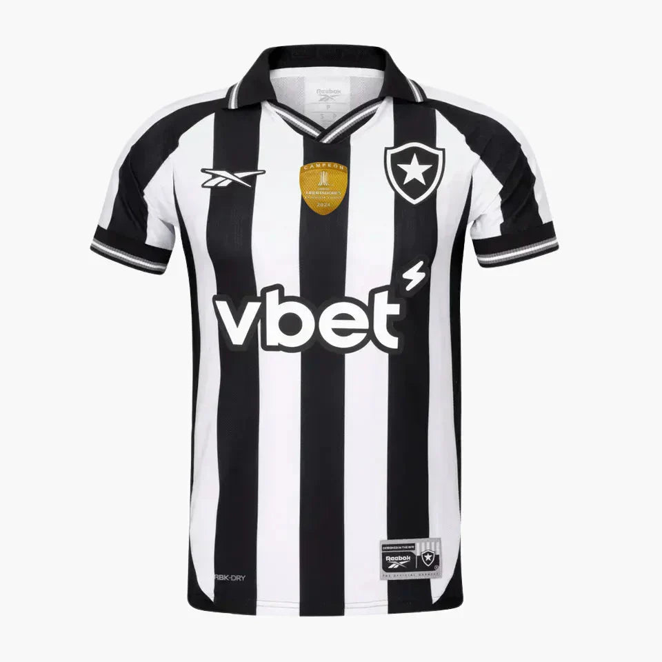 Botafogo Home Fan Jersey 2025/26 - Patch Campeao Libertadores
