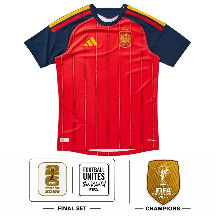 Spain Home 26/27 Jersey - Player Version World Cup Champion - Slim Fit
